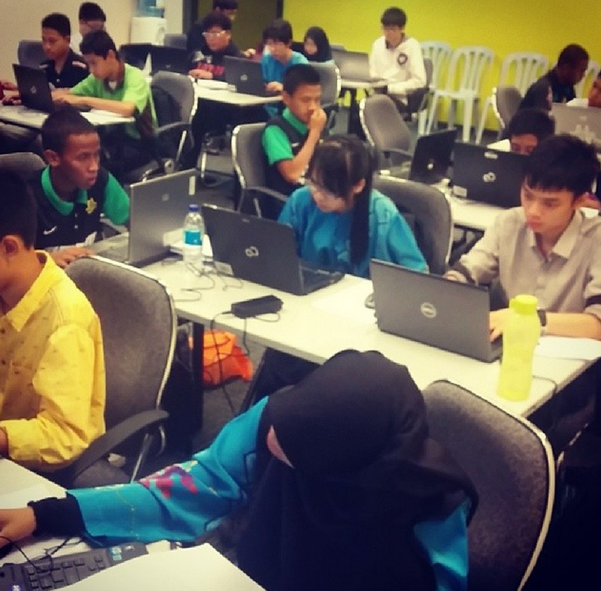 Participants in action at MCO 2014.